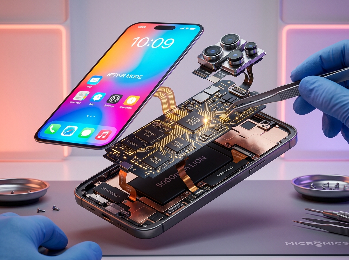 Reparación de Teléfonos Celulares iPhone Samsung Xiaomi en Santa Tecla